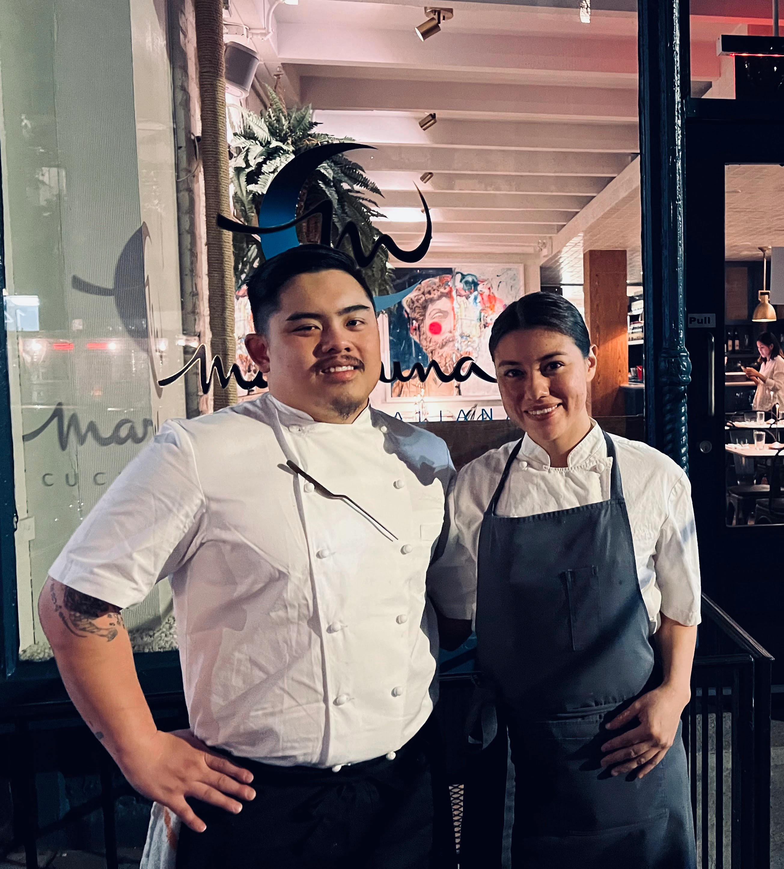 Chef Nick and Chef Karen of Wawah's